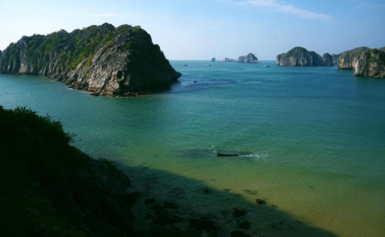 Gieng Ngoc Sea Moutain View Cat Ba Otel Dong Khe Sau Dış mekan fotoğraf